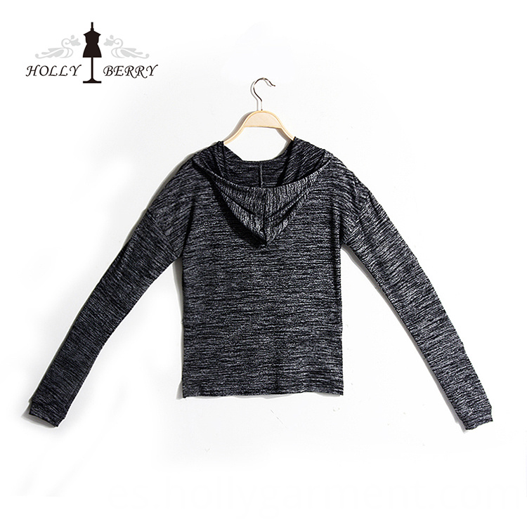 Sudadera gris para mujer Gray Sweatshirt for Women